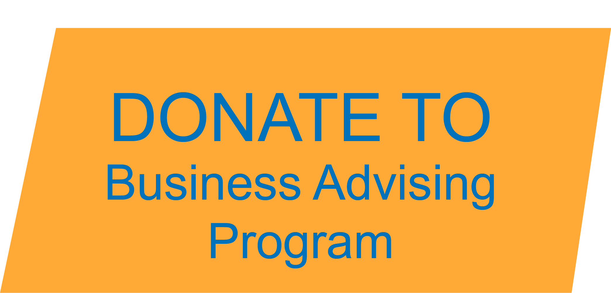 icon that reads Donate to Business Advising Program